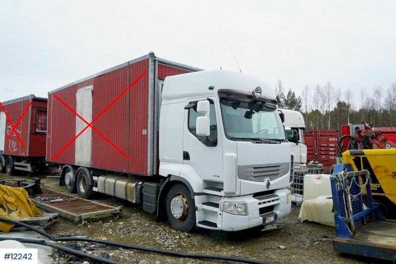 2007 Renault Premium 450DXI containerchassis