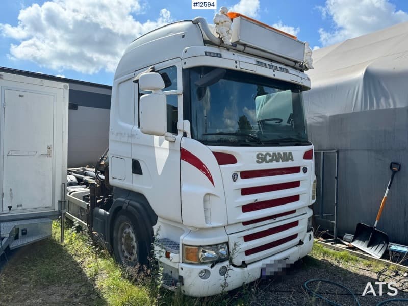 2005 Scania R470 6x2 Hook & crane truck with HIAB 099