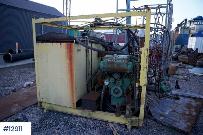 Dredging pump with hydraulic unit
