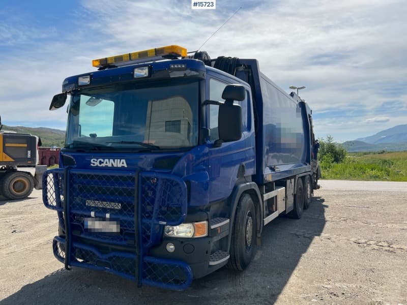 2009 Scania P400 6x2 compactor truck, REP OBJECT
