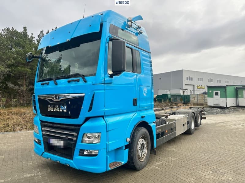 2018 MAN TGX Containerbil m/ overhalt motor og girkasse. 