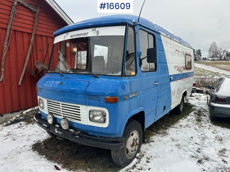  1976 Mercedes 608D Mobile home. Rep. object.