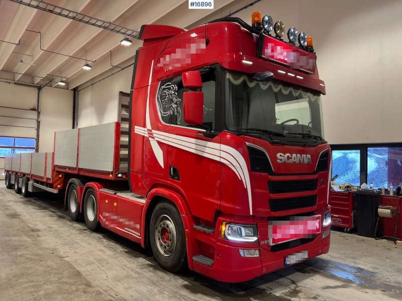 2018 Scania R650 6x4 trekkvogn m/ hydraulikk SE VIDEO