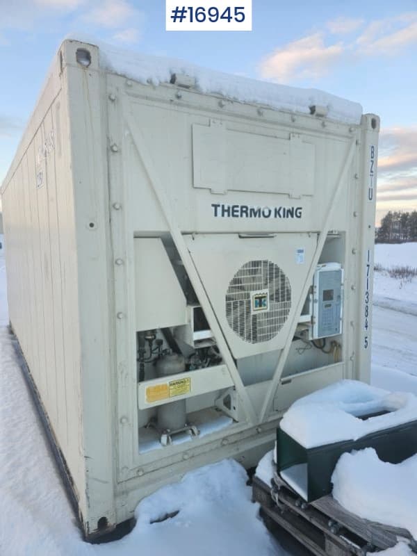 Refrigerated container w/ Thermo king unit.