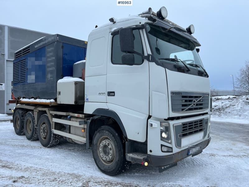 2011 Volvo FH16 tridem hook truck w/ 24T Hiab Multilift hook WATCH VIDEO