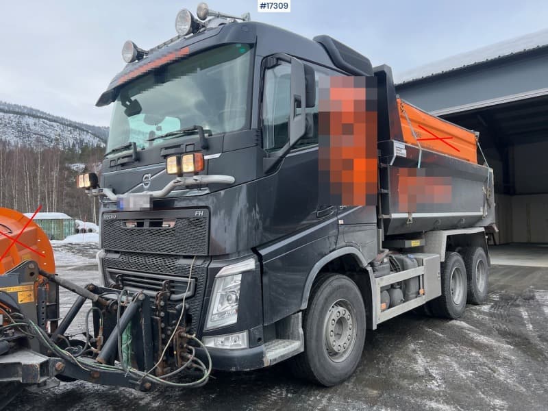 2018 Volvo Fh 540 6x4 plow rigged tipper truck WATCH VIDEO