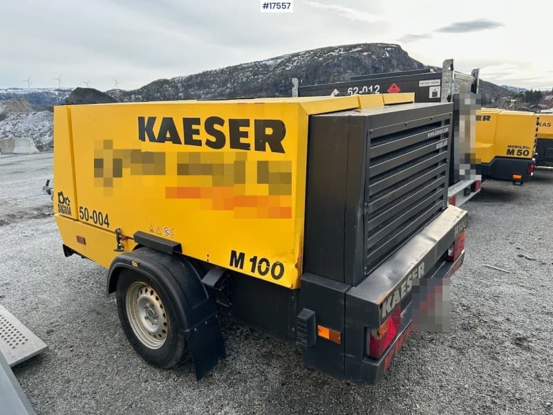  2015 Kaeser M100 diesel generator