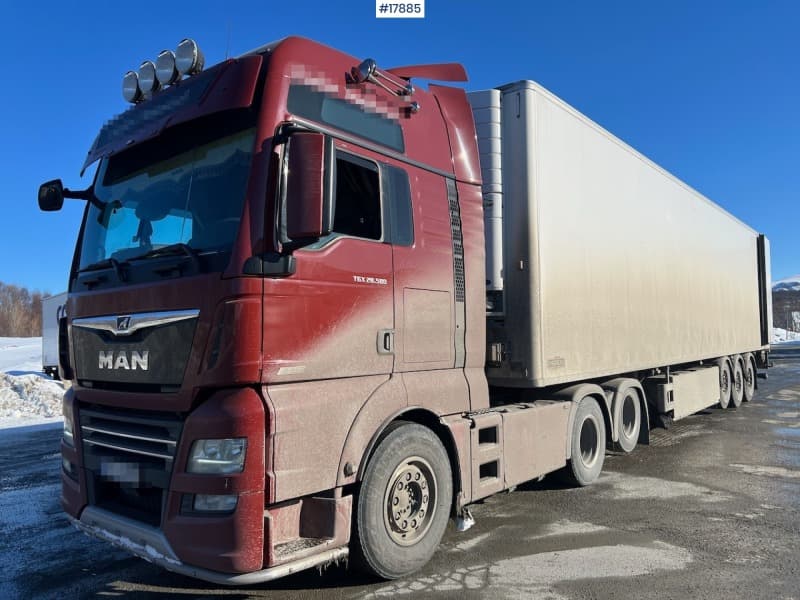  2019 MAN TGX 28.580 6x2 truck w/ 2012 Chereau Inogam trailer
