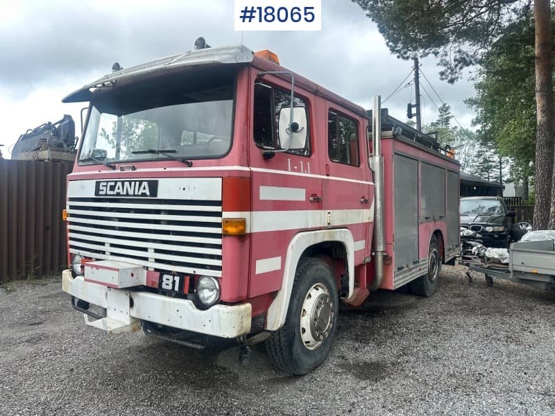  Scania 81 Fire truck w/ double cabin.