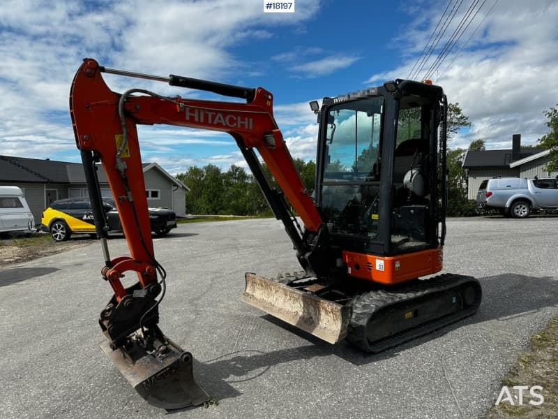 2018 Hitachi ZX26U-5A Mini Excavator With Only 813 Hours!