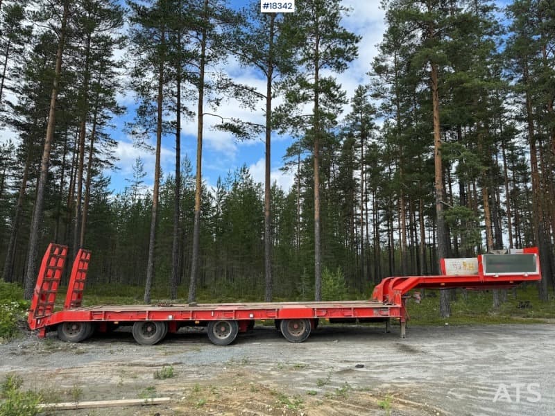 1989 Damm 4SD Machine semi with hydraulic drawbridges