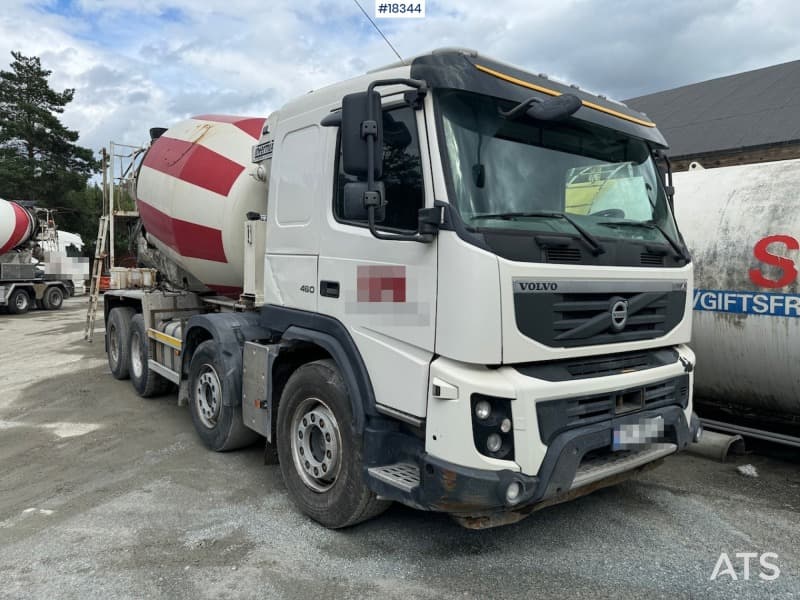 2012 Volvo FMX 8x4 concrete truck w/ intermix superstructure WATCH VIDEO