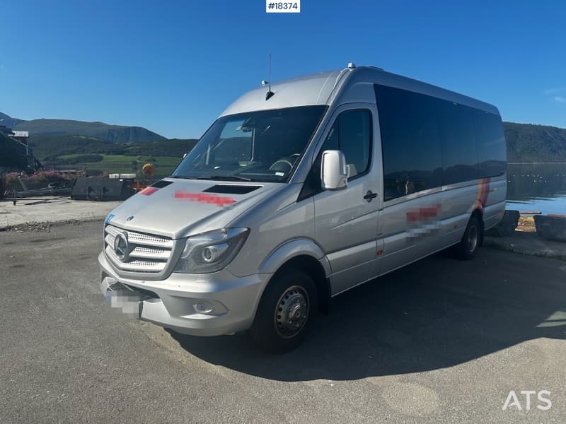 2015 Mercedes-Benz Sprinter 519 minibuss 16+1 seter.