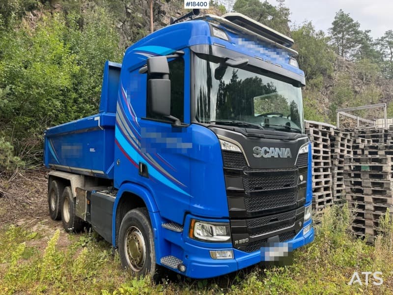  2018 Scania R580 6x4 Tipper Truck.