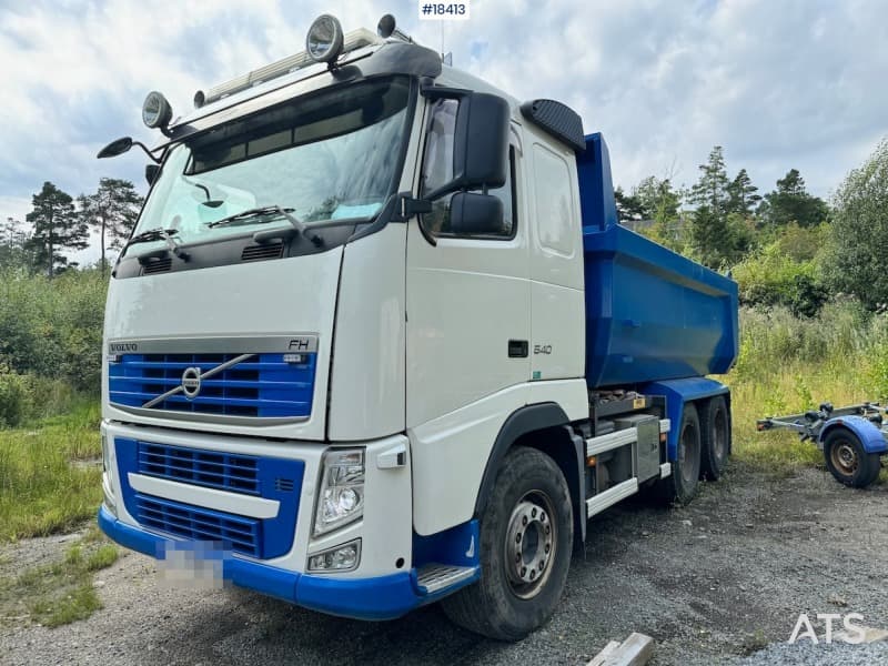 2013 Volvo FH540 6x4 tipper truck.