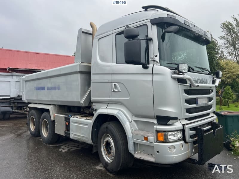 2016 Scania R580 snowrigged tipper truck.