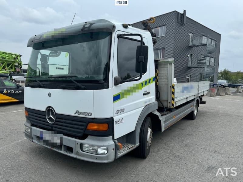 2002 Mercedes Atego 818 Kranbil m/ HIAB 066.