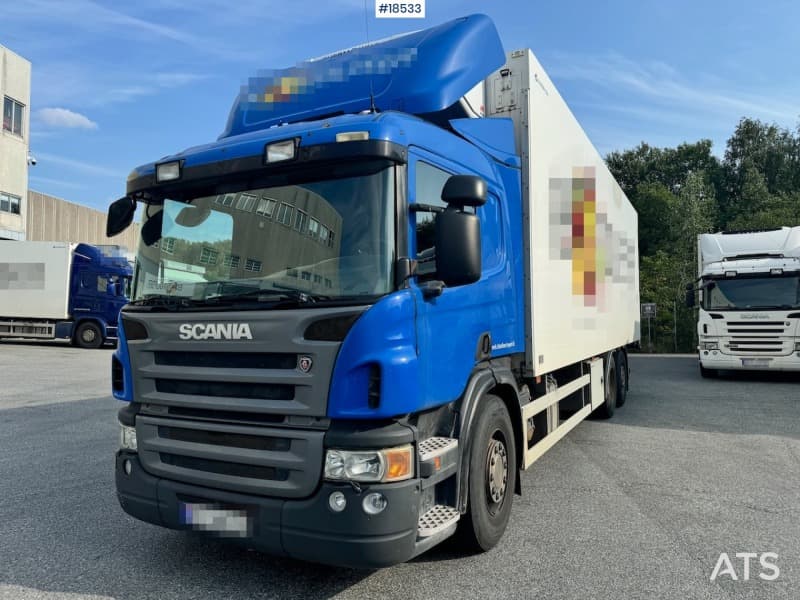 2007 Scania P380 6x2 Box truck-Long truck w/ cooling unit. 