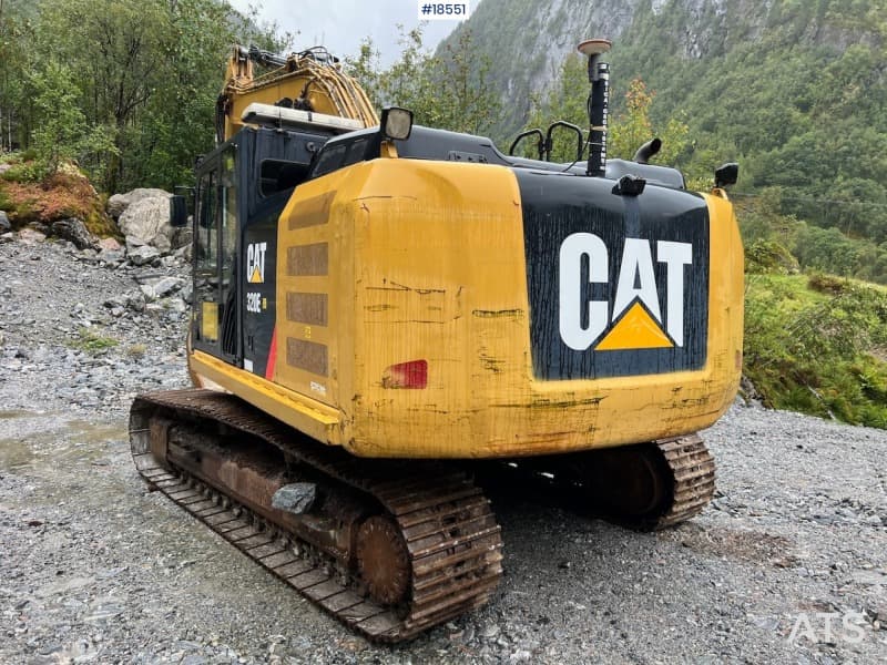 2012 Cat 320E Gravemaskin m/ 2 graveskuffer, Engcon rototilt, Pusseskuffe, Leica gps og nytt understell