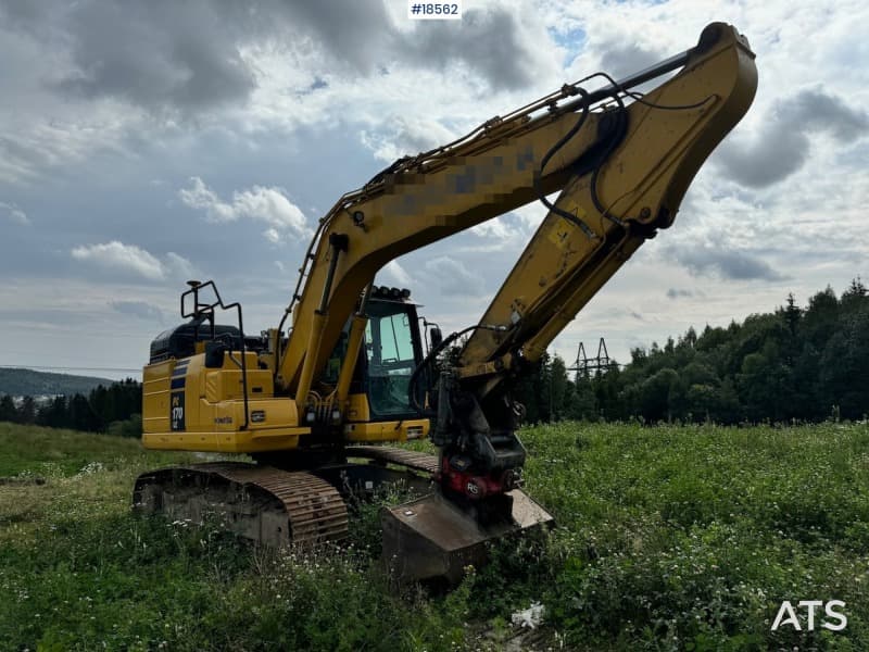 2017 Komatsu PC170LC-11 Beltegraver m/ GPS, Rototilt og 2 skuffer.