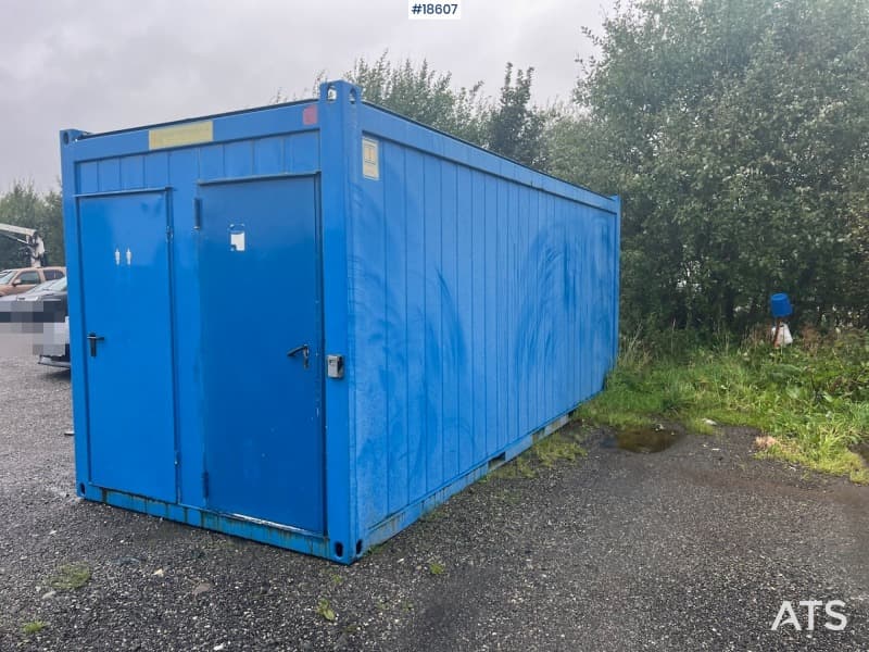 Office barracks in steel w/ toilet