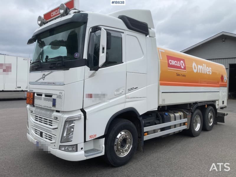 2018 Volvo FH500 6x2 Tankbil. HMK Bilcon Tank fra 2007.