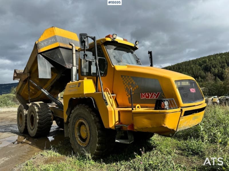  2001 Moxy MT26 6x6 Dumper. Delivered Certified.