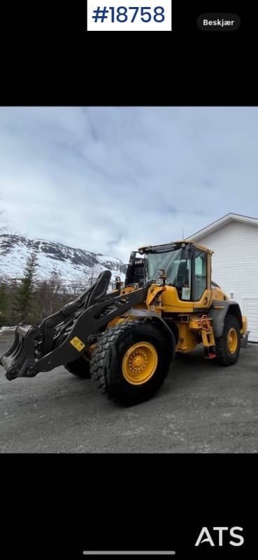 2020 Volvo L90 Hjullaster m/ 3200 timer.