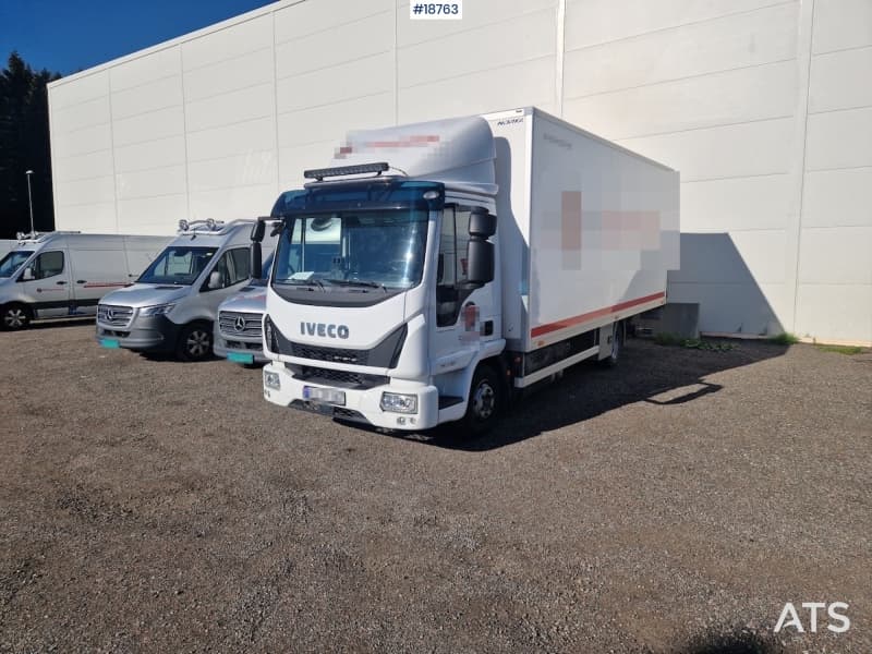 2021 Iveco Eurocargo 75-210 box truck w/ zepro lift